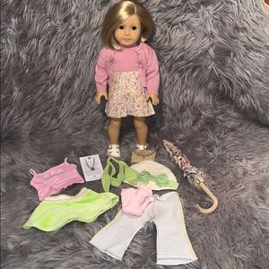 American girl doll Kit Kittredge with accessories